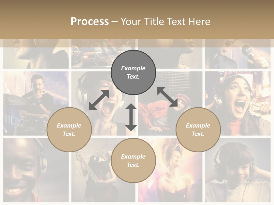 Light Color Singer PowerPoint Template