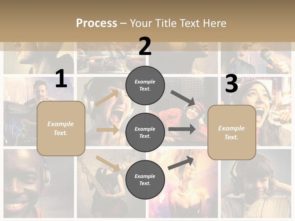 Light Color Singer PowerPoint Template