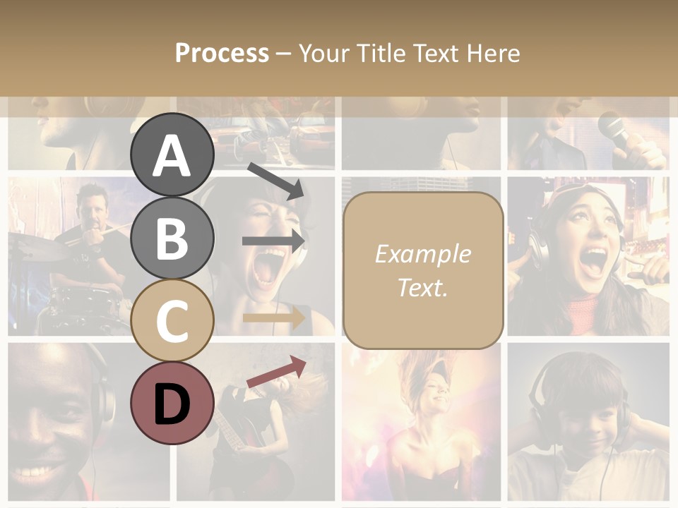 Light Color Singer PowerPoint Template