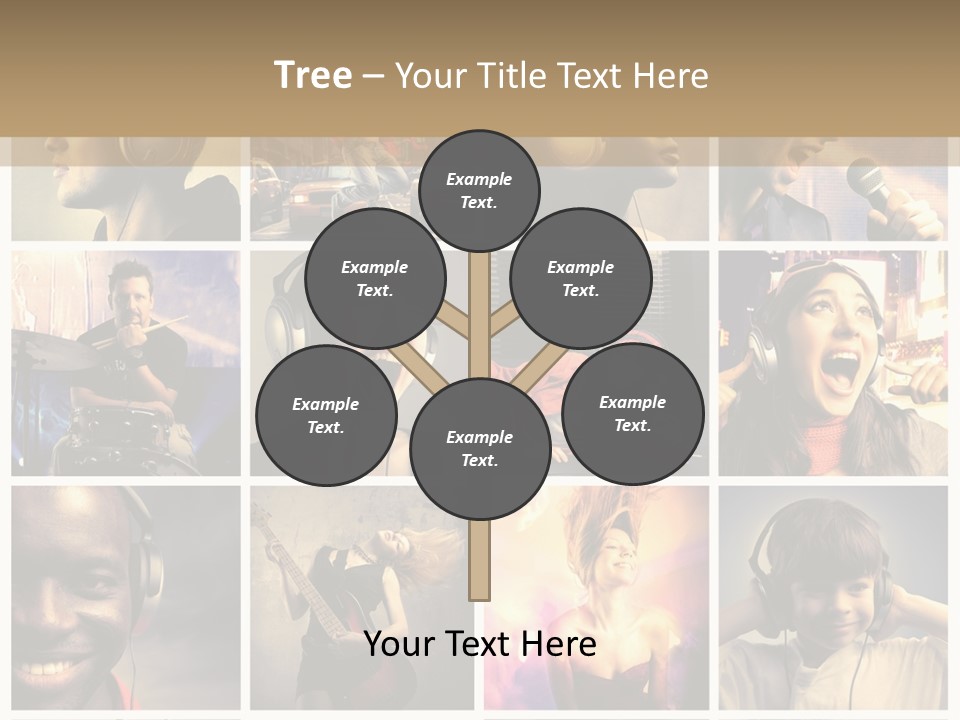 Light Color Singer PowerPoint Template
