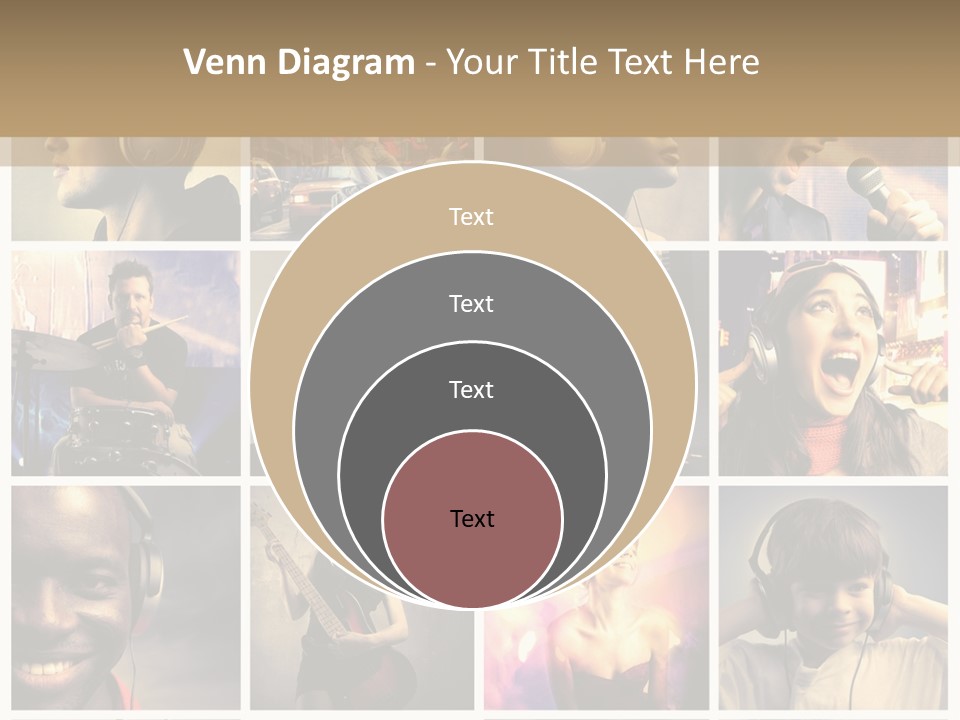 Light Color Singer PowerPoint Template