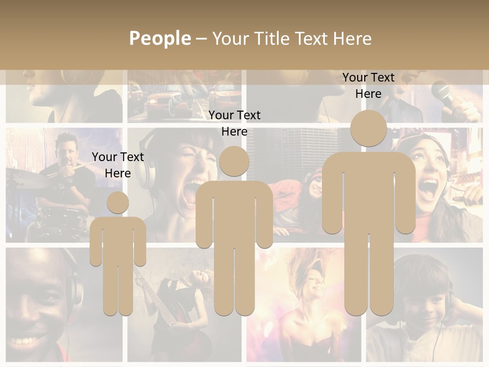 Light Color Singer PowerPoint Template