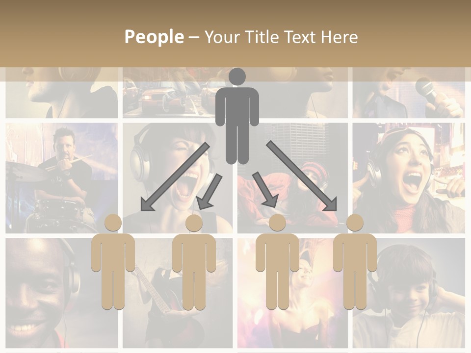 Light Color Singer PowerPoint Template