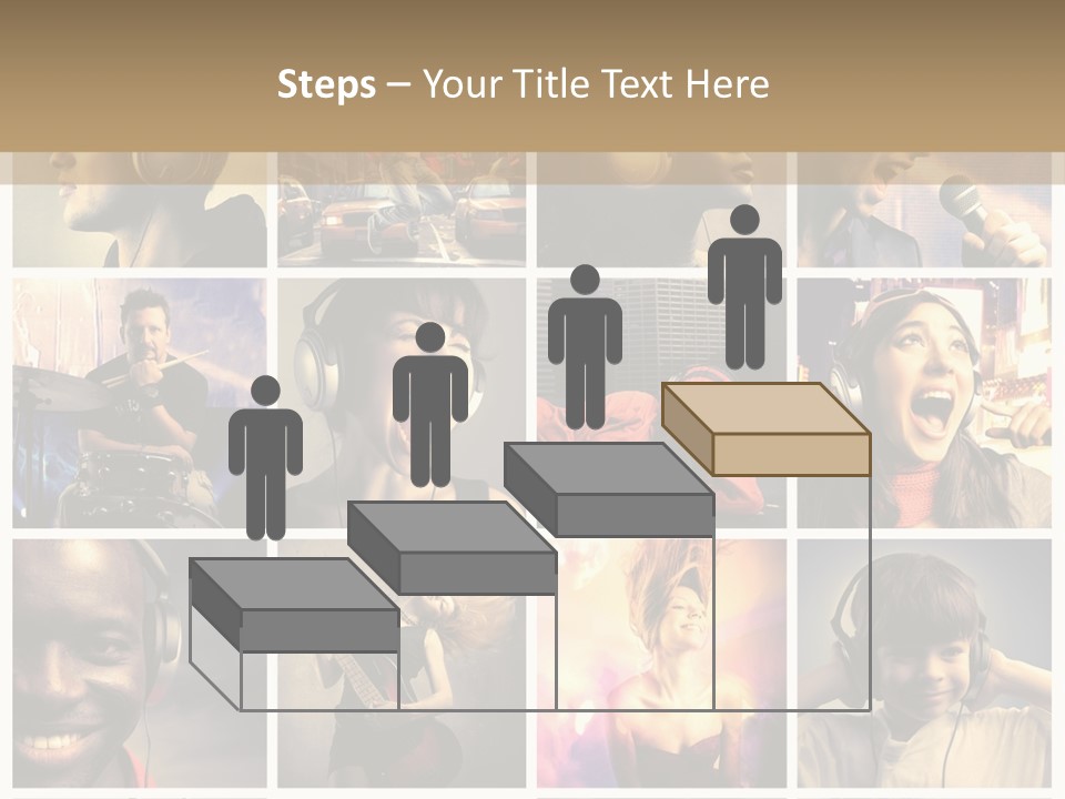 Light Color Singer PowerPoint Template