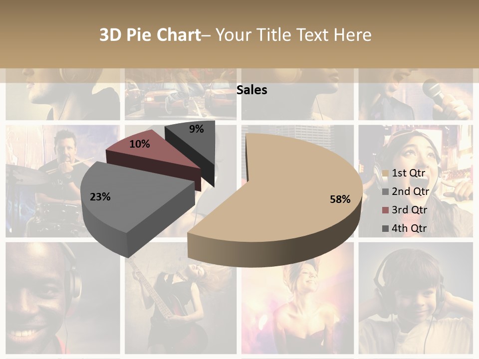Light Color Singer PowerPoint Template