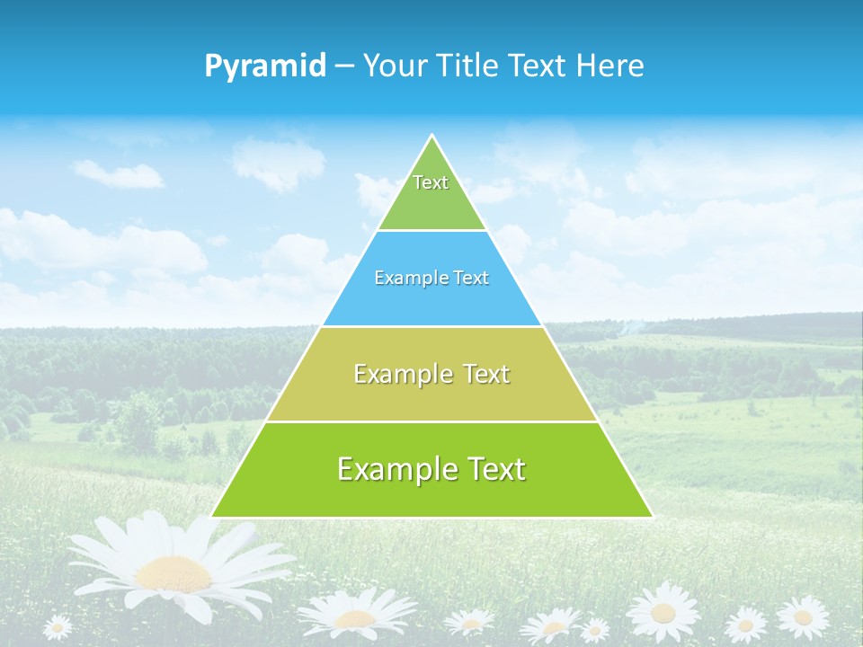 Forest Landscape Daisy PowerPoint Template