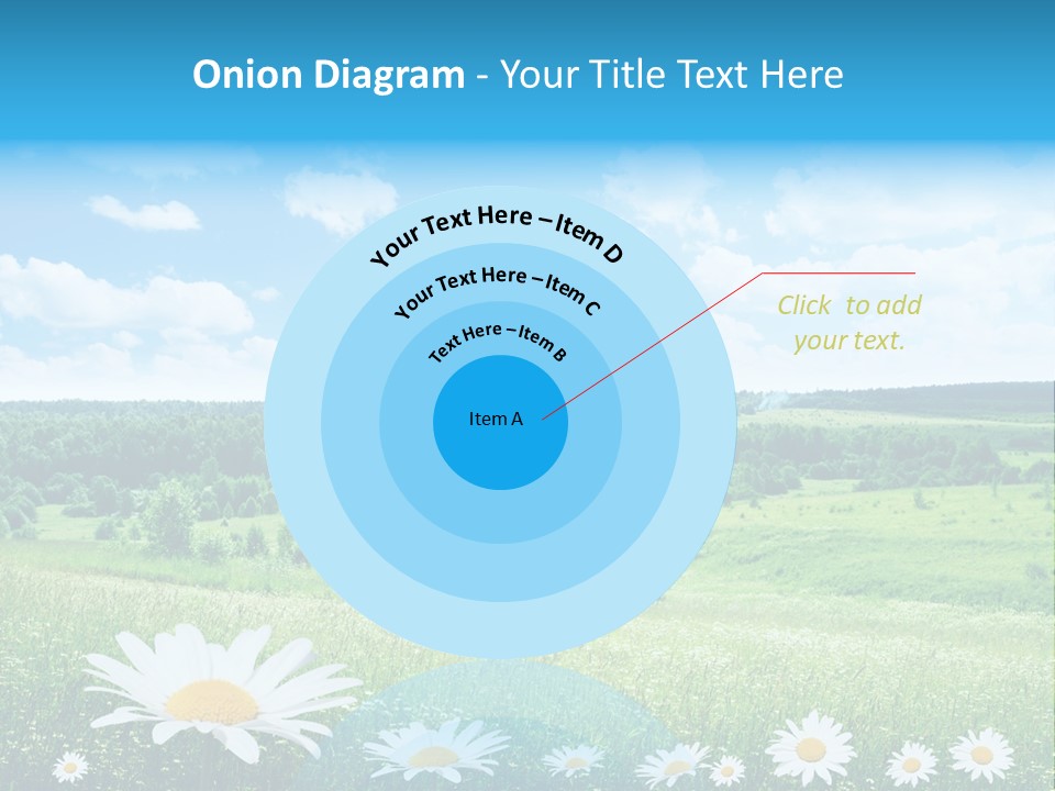 Forest Landscape Daisy PowerPoint Template