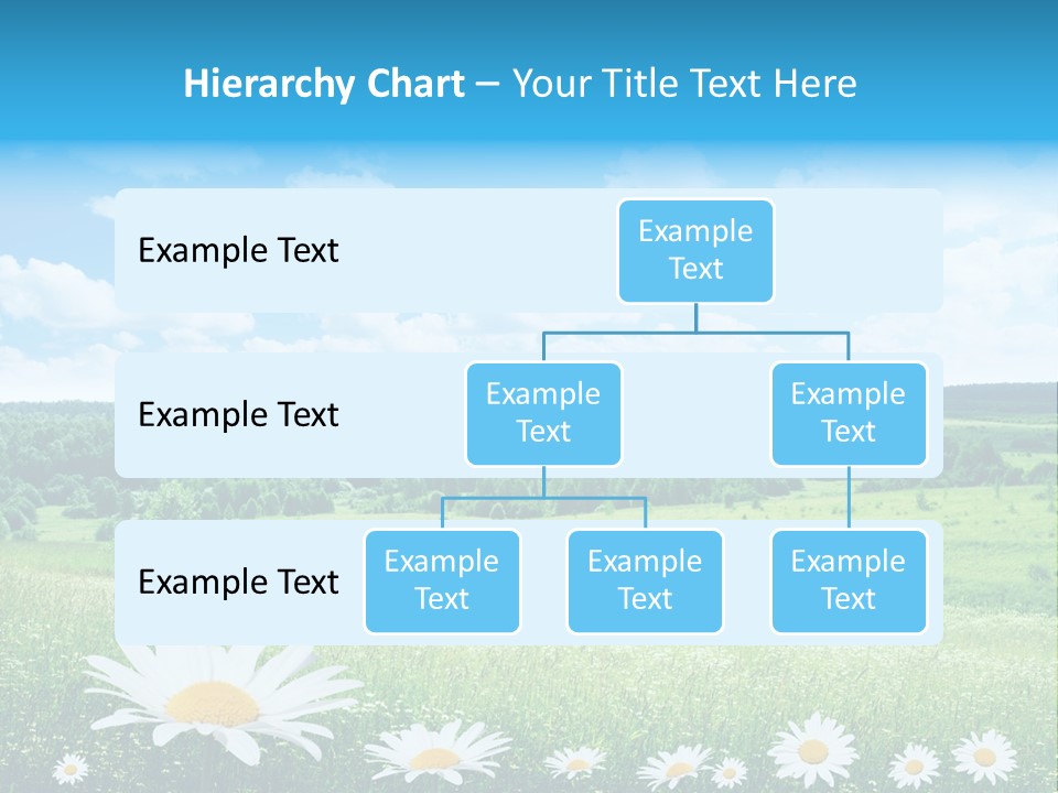 Forest Landscape Daisy PowerPoint Template