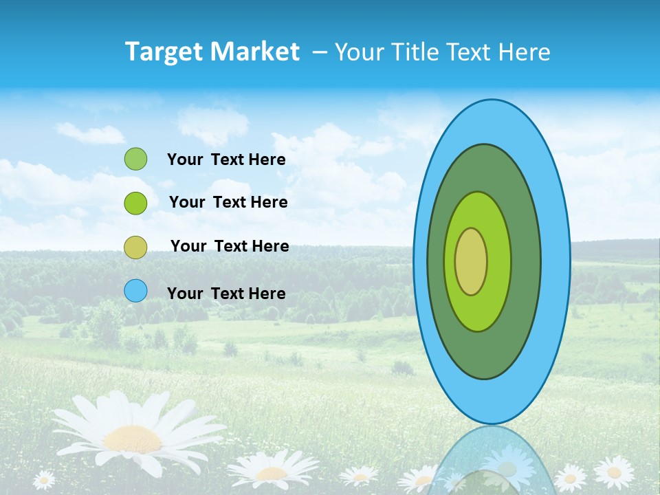 Forest Landscape Daisy PowerPoint Template