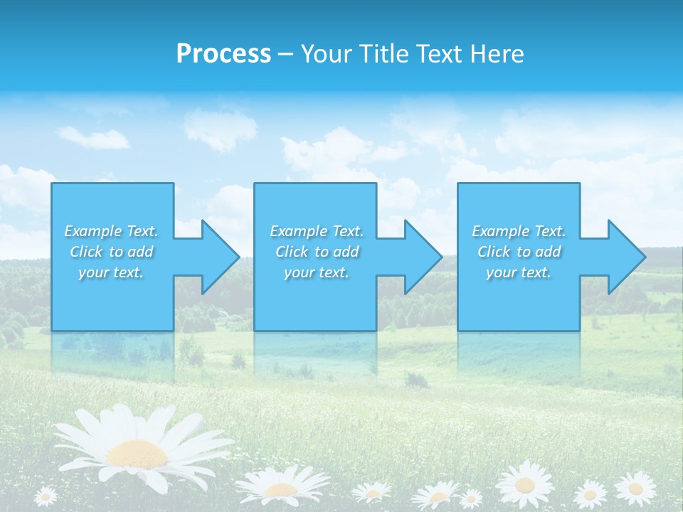 Forest Landscape Daisy PowerPoint Template