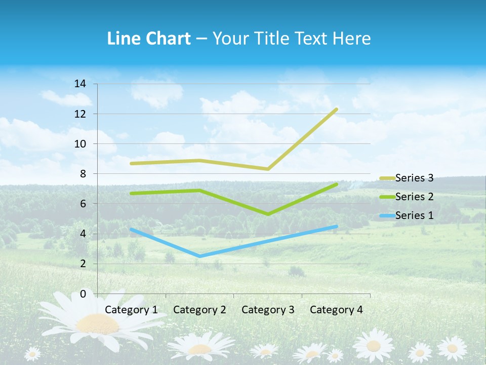 Forest Landscape Daisy PowerPoint Template