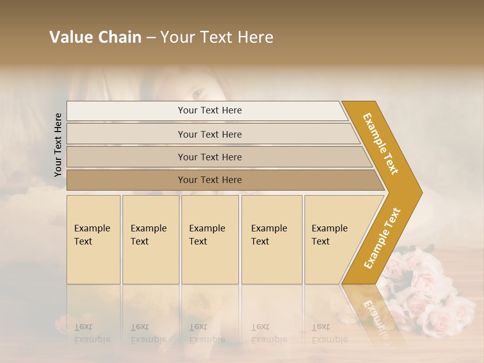 Rose Ballet Smiling PowerPoint Template