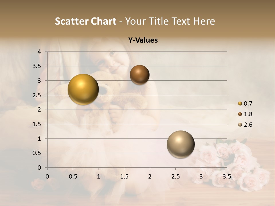 Rose Ballet Smiling PowerPoint Template