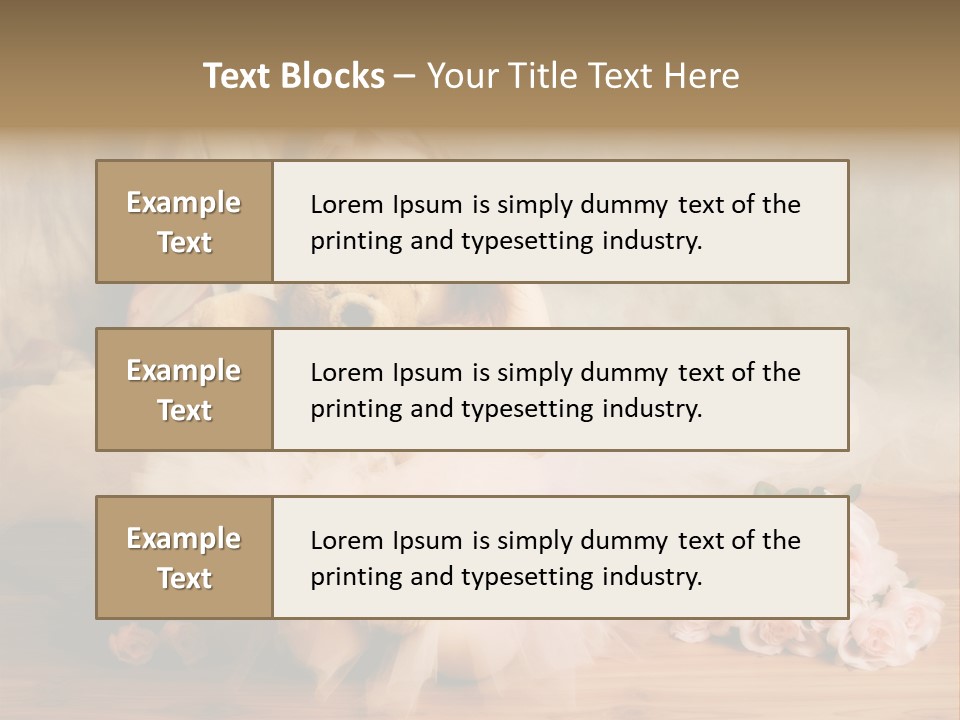 Rose Ballet Smiling PowerPoint Template