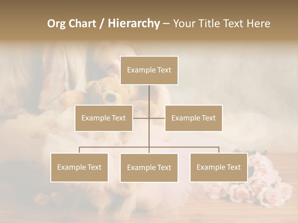 Rose Ballet Smiling PowerPoint Template