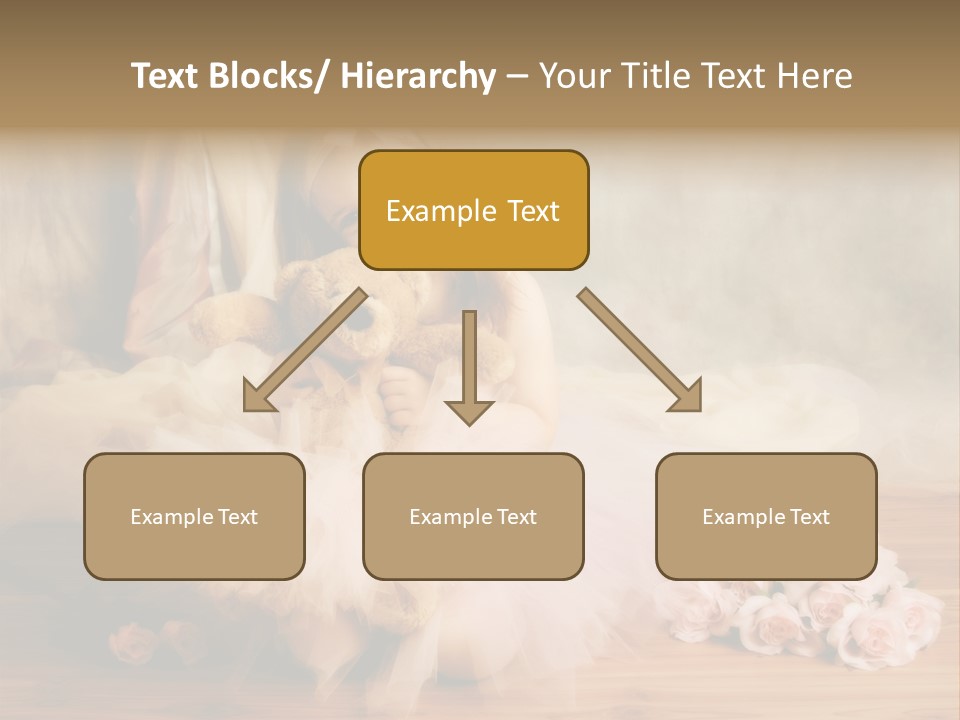 Rose Ballet Smiling PowerPoint Template