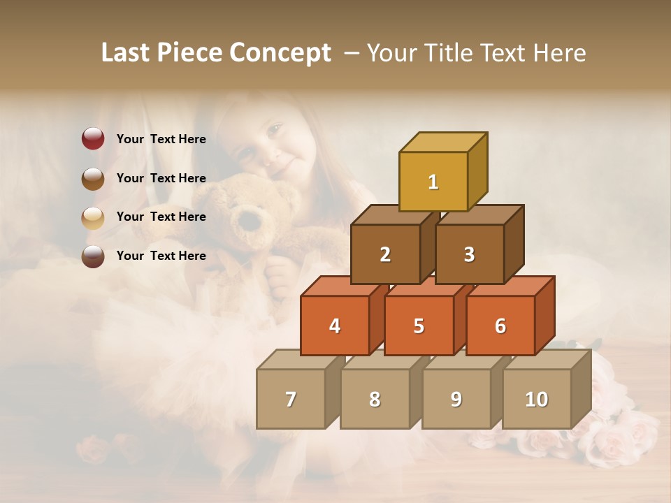 Rose Ballet Smiling PowerPoint Template