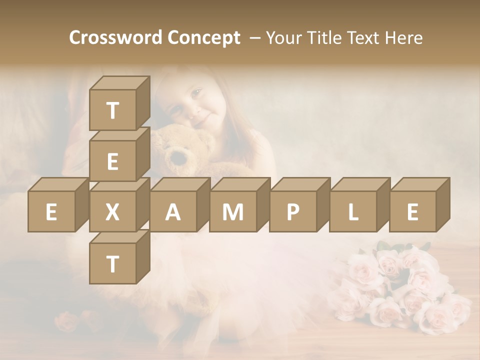 Rose Ballet Smiling PowerPoint Template