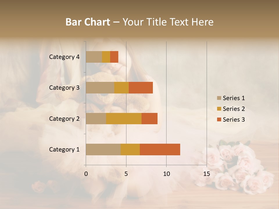 Rose Ballet Smiling PowerPoint Template