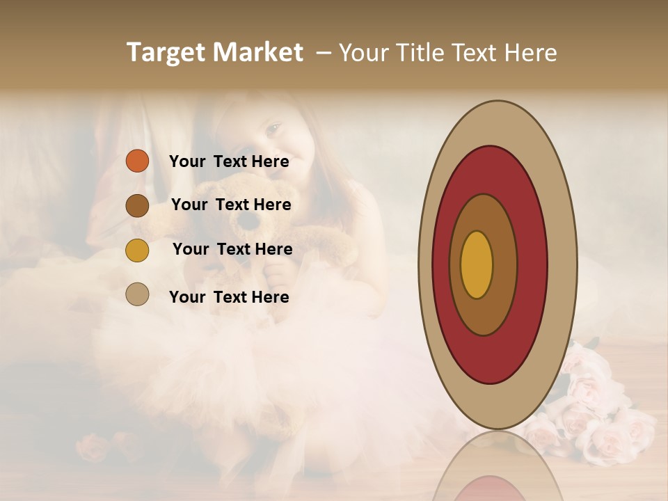 Rose Ballet Smiling PowerPoint Template