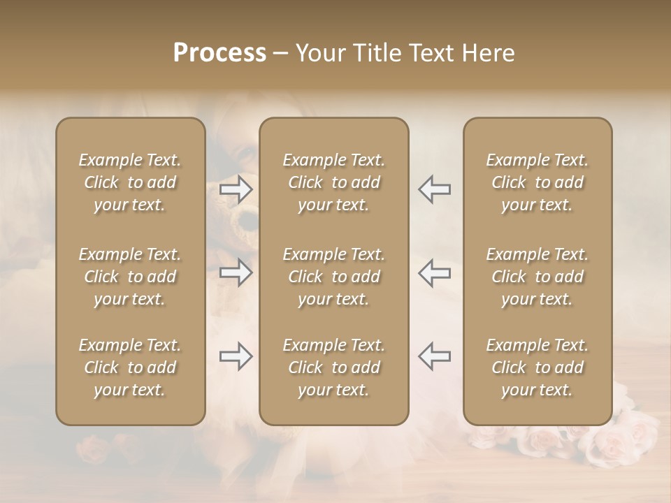 Rose Ballet Smiling PowerPoint Template
