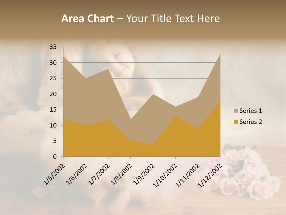 Rose Ballet Smiling PowerPoint Template