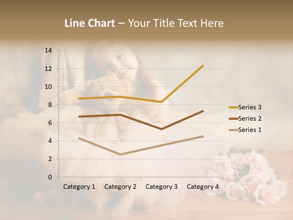 Rose Ballet Smiling PowerPoint Template