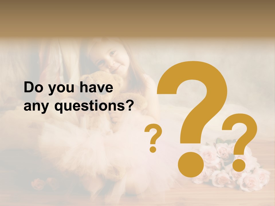 Rose Ballet Smiling PowerPoint Template