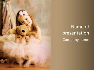 Love Princess Baby PowerPoint Template