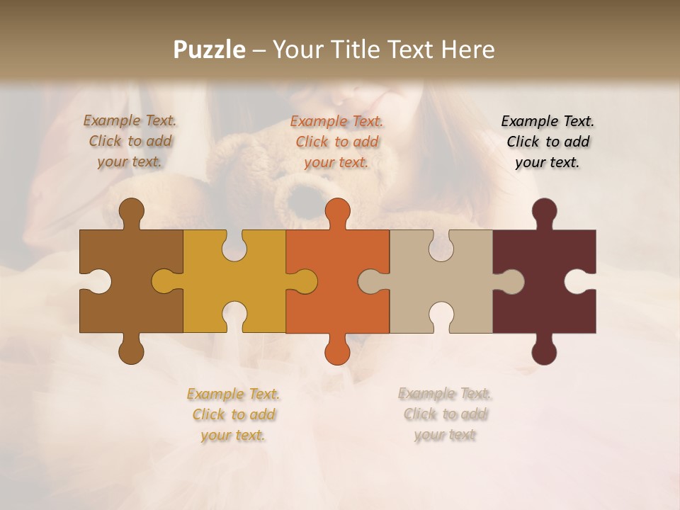 Love Princess Baby PowerPoint Template