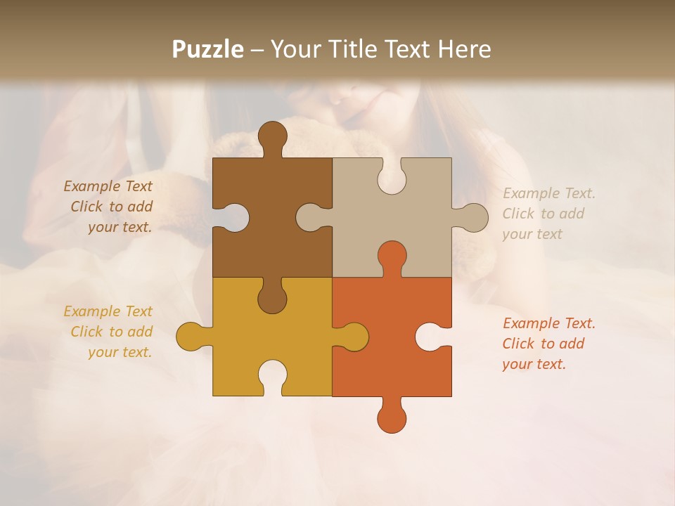 Love Princess Baby PowerPoint Template