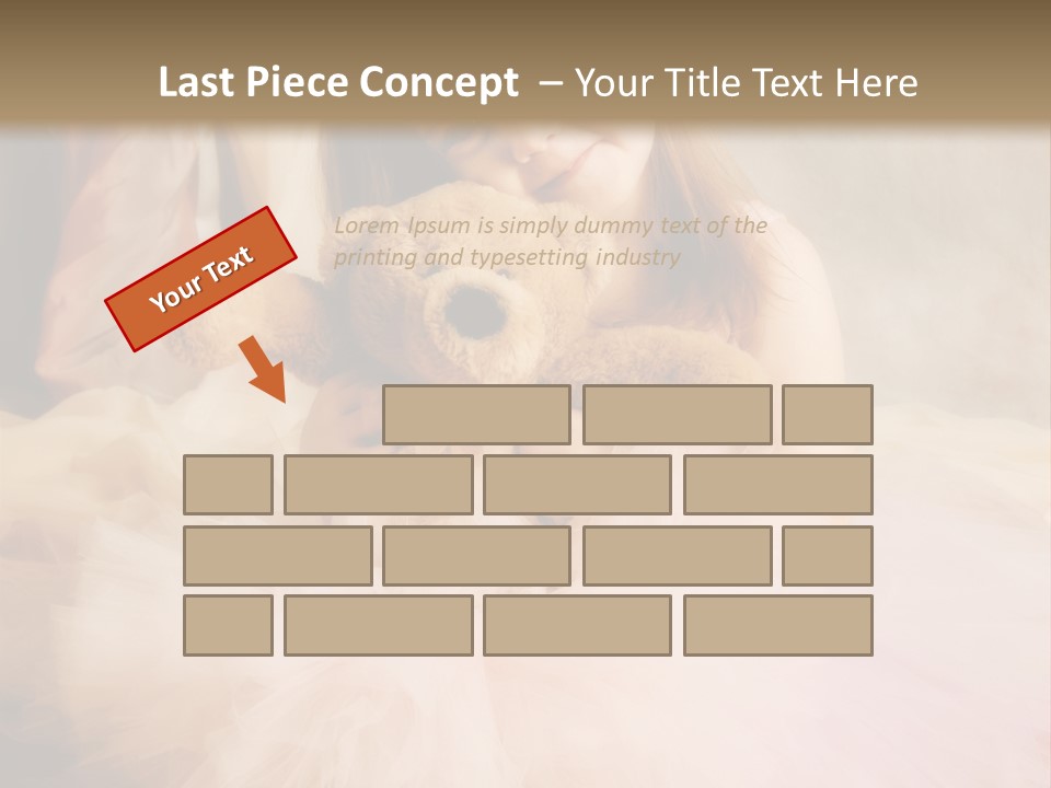 Love Princess Baby PowerPoint Template