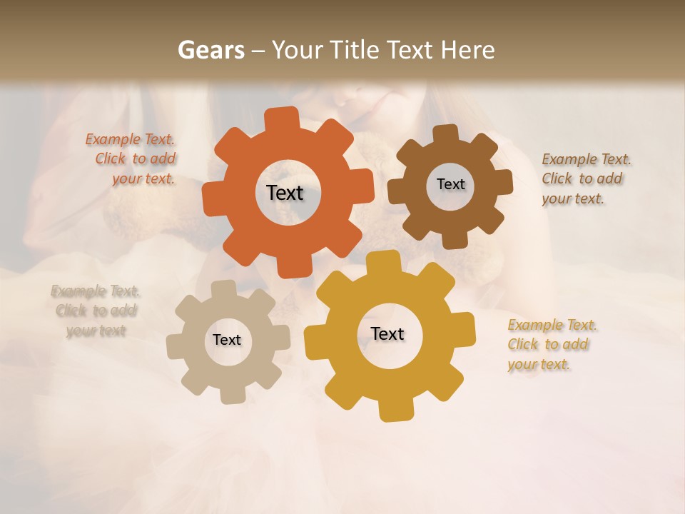 Love Princess Baby PowerPoint Template