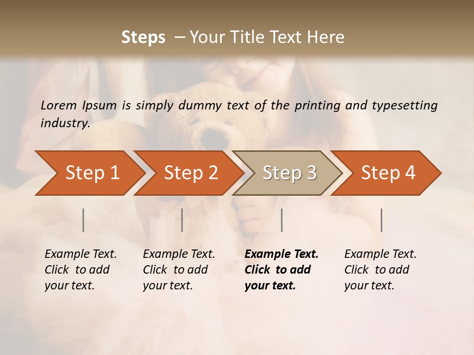 Love Princess Baby PowerPoint Template