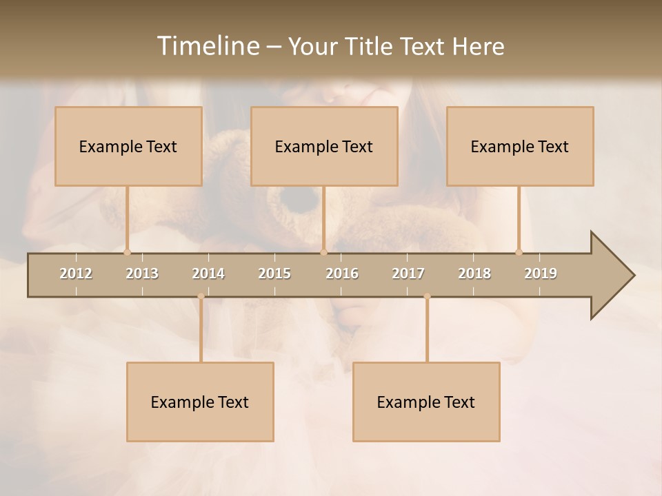Love Princess Baby PowerPoint Template