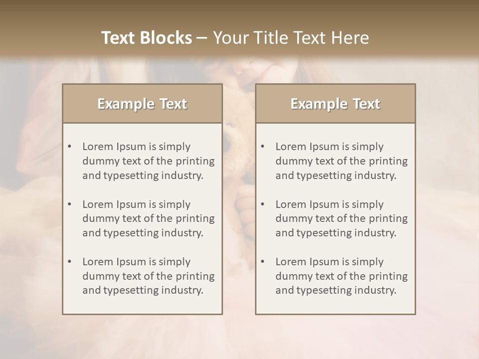 Love Princess Baby PowerPoint Template