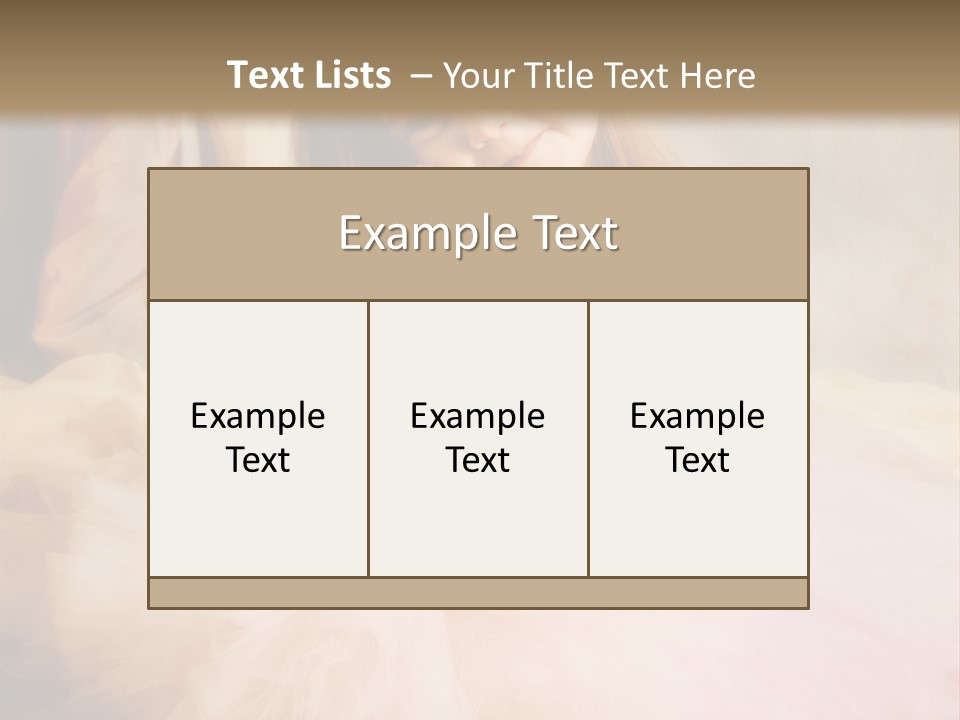 Love Princess Baby PowerPoint Template