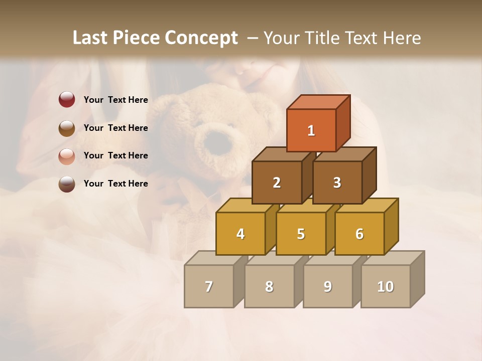 Love Princess Baby PowerPoint Template