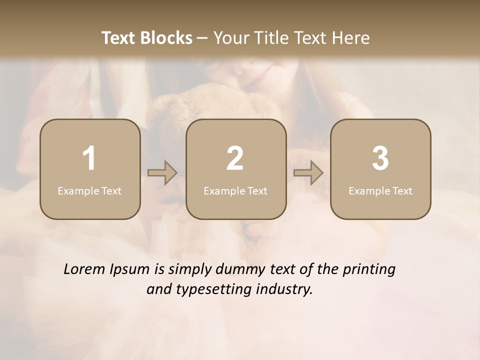 Love Princess Baby PowerPoint Template