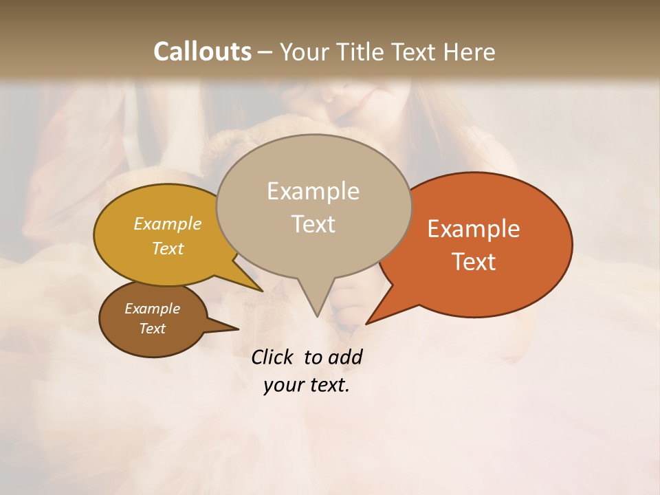 Love Princess Baby PowerPoint Template