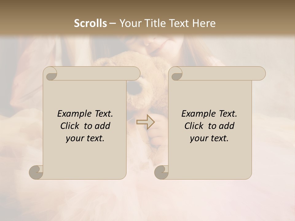 Love Princess Baby PowerPoint Template