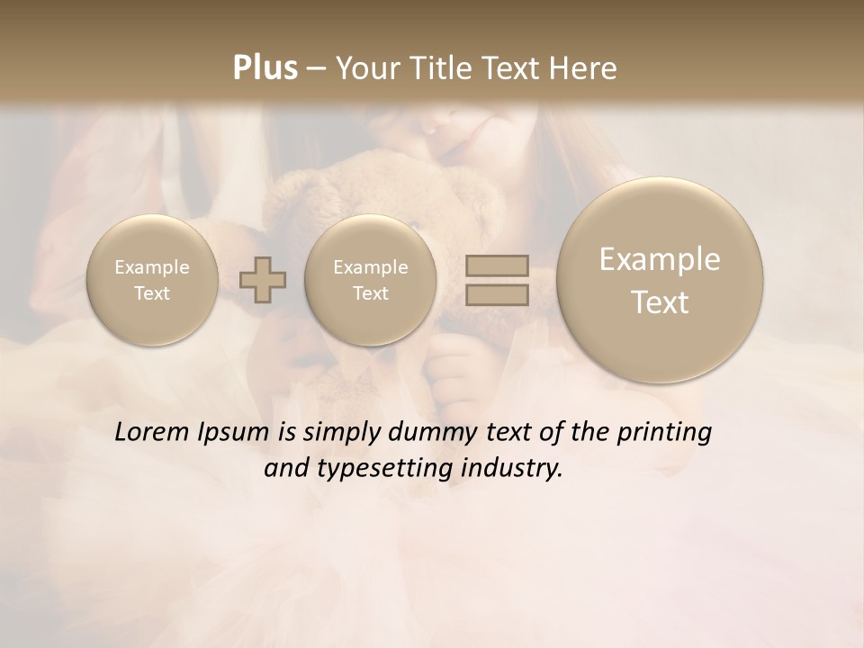 Love Princess Baby PowerPoint Template