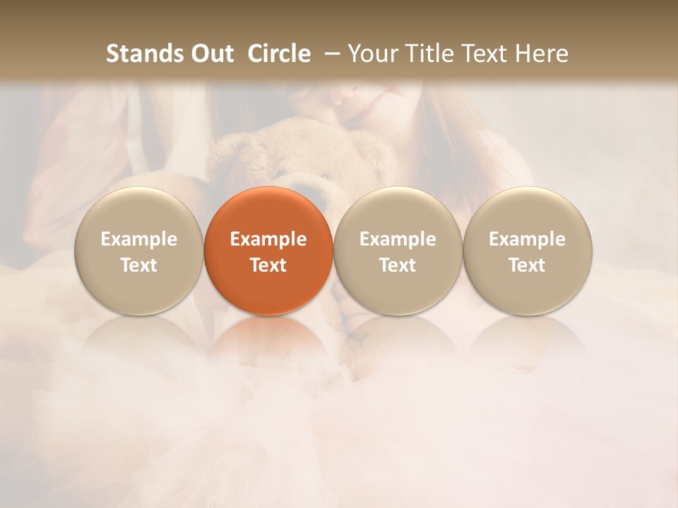 Love Princess Baby PowerPoint Template