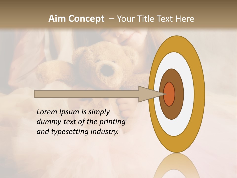 Love Princess Baby PowerPoint Template