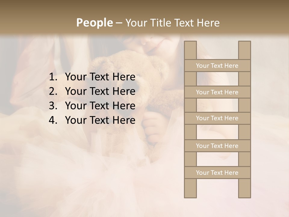 Love Princess Baby PowerPoint Template