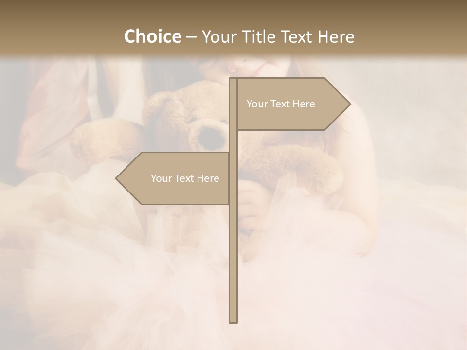 Love Princess Baby PowerPoint Template