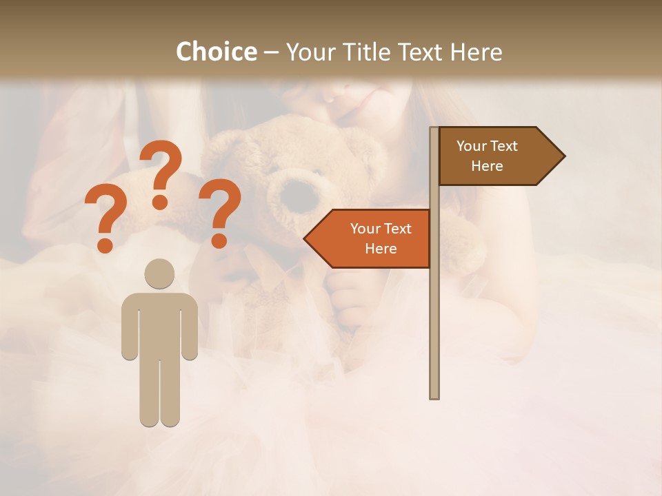 Love Princess Baby PowerPoint Template