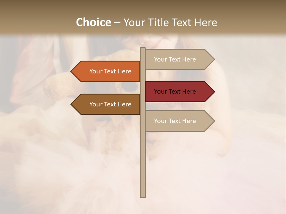 Love Princess Baby PowerPoint Template