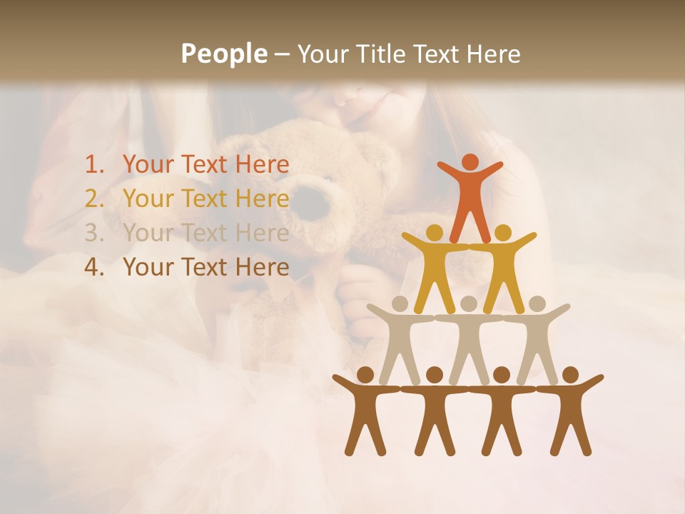 Love Princess Baby PowerPoint Template