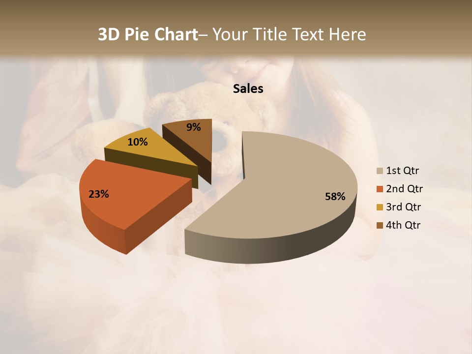 Love Princess Baby PowerPoint Template